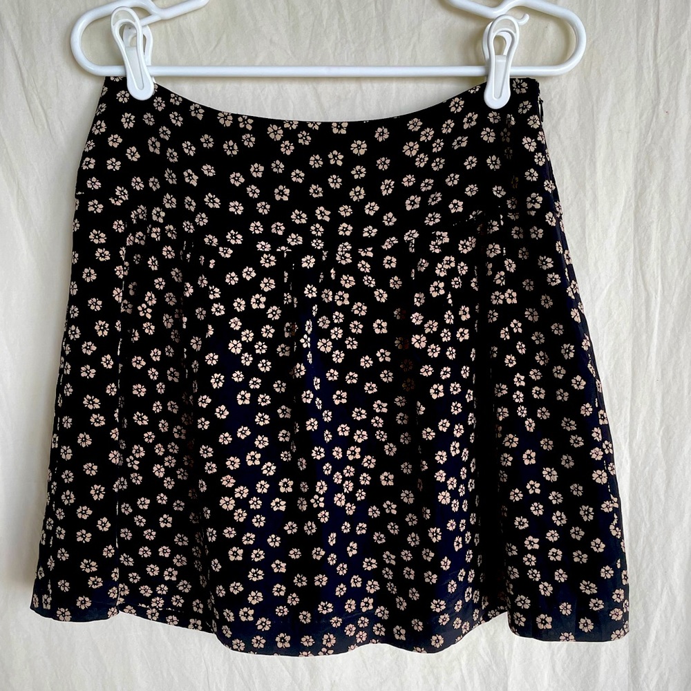 Madewell floral skirt